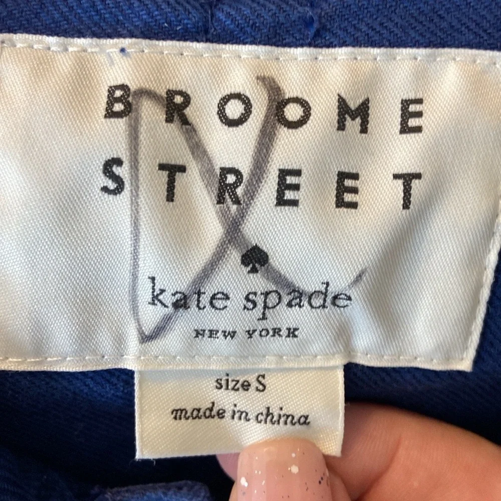 NWOT! Kate Spade jean jacket small vintage Y2K blue denim designer linen boho